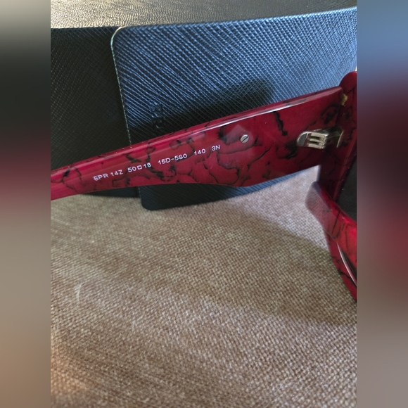 Prada Red Women's Sunglasses - Picture 5 of 8